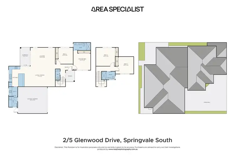 Floorplan of Homely townhouse listing, 2/5 Glenwood Drive, Springvale South VIC 3172