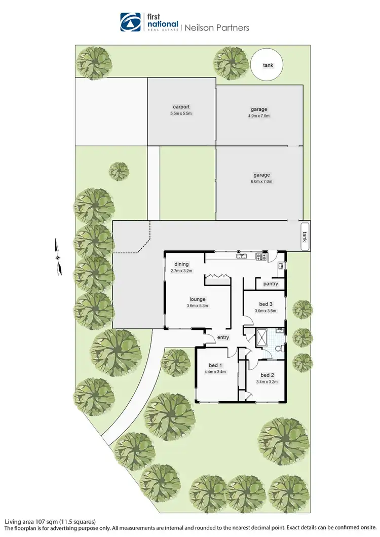 Floorplan of Homely house listing, 7 Campbell Parade, Cranbourne VIC 3977