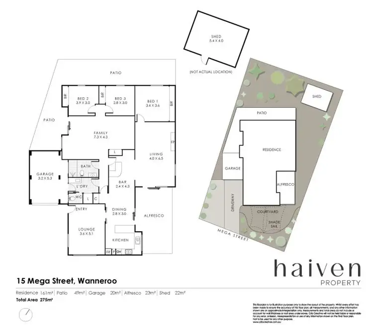 Floorplan of Homely house listing, 15 Mega Street, Wanneroo WA 6065