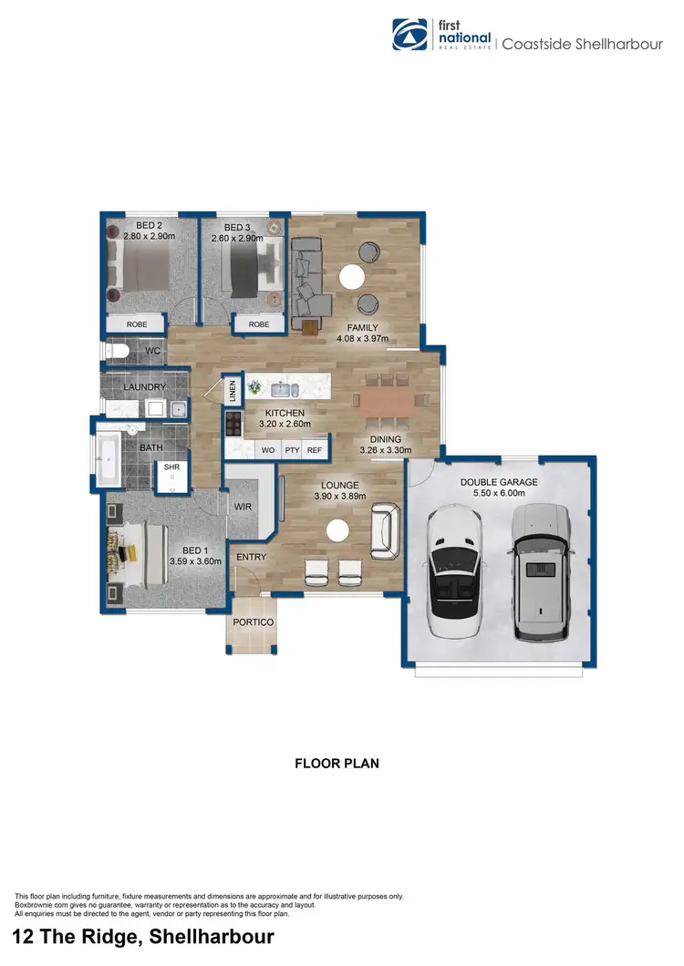 Floorplan of Homely house listing, 12 The Ridge, Shellharbour NSW 2529