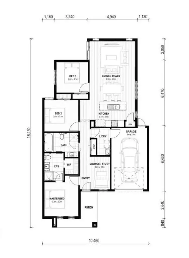 Floorplan of Homely house listing, 16 Mirage Avenue, Berwick VIC 3806