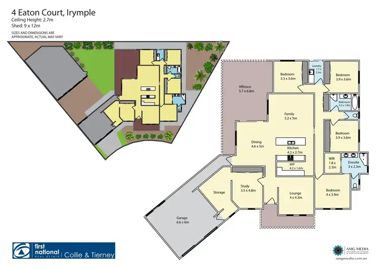 Floorplan of Homely house listing, 4 Eaton Court, Irymple VIC 3498