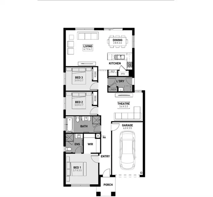 Floorplan of Homely house listing, 7 Nankeen Way, Tarneit VIC 3029