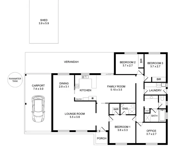 Floorplan of Homely house listing, 30 Ray Orr Drive, Mount Barker SA 5251