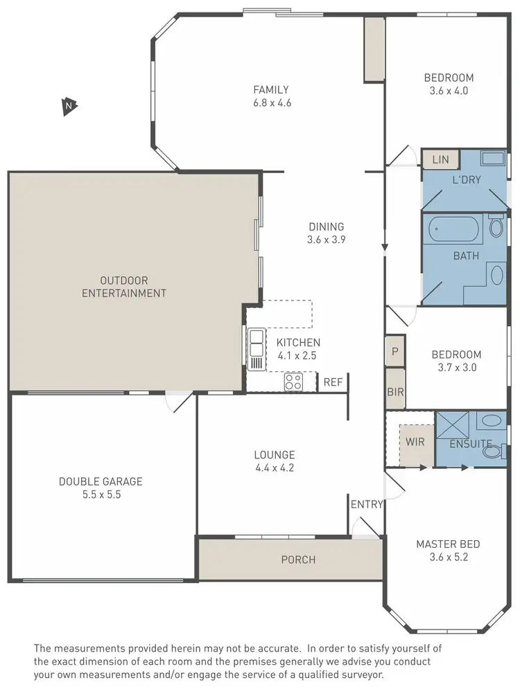 Floorplan of Homely house listing, 1 Abbotswood Drive, Hoppers Crossing VIC 3029
