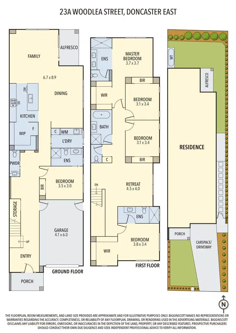Floorplan of Homely house listing, 23A Woodlea Street, Doncaster East VIC 3109