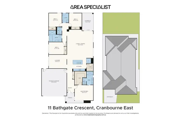 Floorplan of Homely house listing, 11 Bathgate Crescent, Cranbourne East VIC 3977