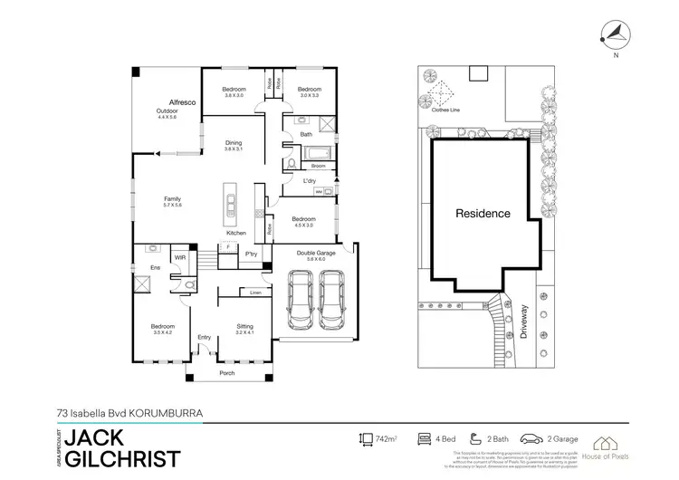 Floorplan of Homely house listing, 73 Isabella Boulevard, Korumburra VIC 3950