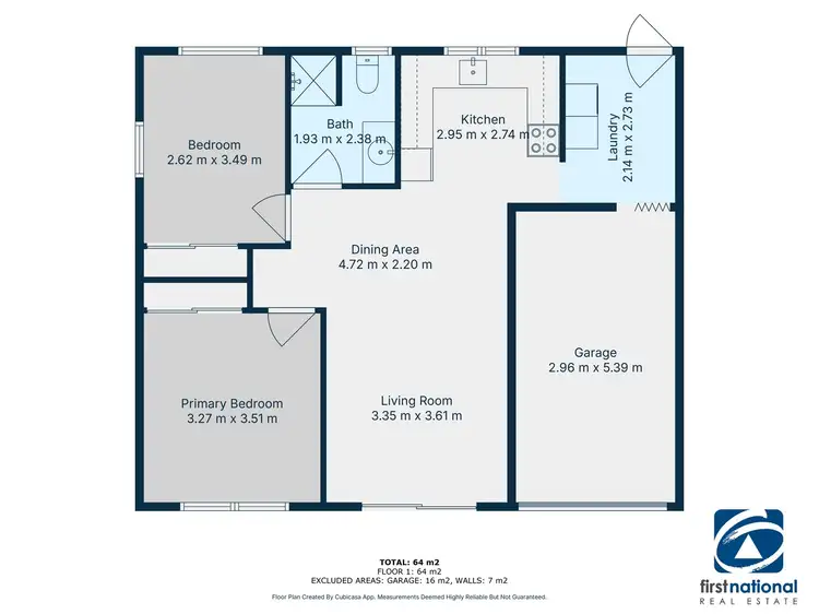 Floorplan of Homely unit listing, 6/15 Rae Street, East Mackay QLD 4740