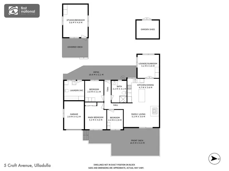 Floorplan of Homely house listing, 5 Croft Avenue, Ulladulla NSW 2539