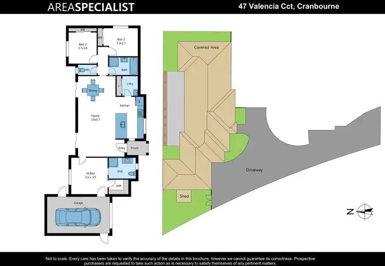 Floorplan of Homely house listing, 47 Valencia Circuit, Cranbourne VIC 3977
