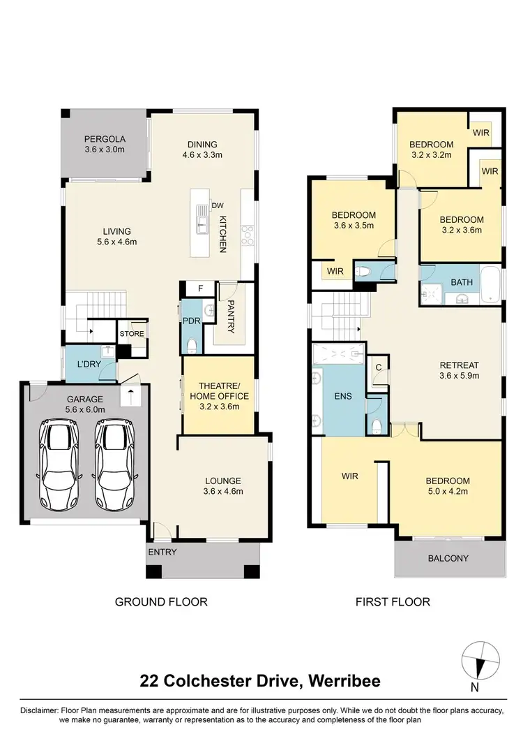 Floorplan of Homely house listing, 22 Colchester Drive, Werribee VIC 3030