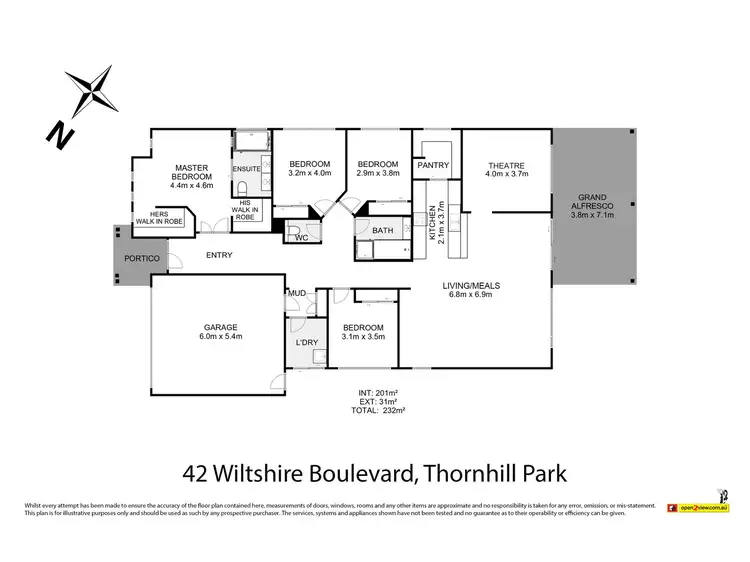 Floorplan of Homely house listing, 42 Wiltshire Boulevard, Thornhill Park VIC 3335