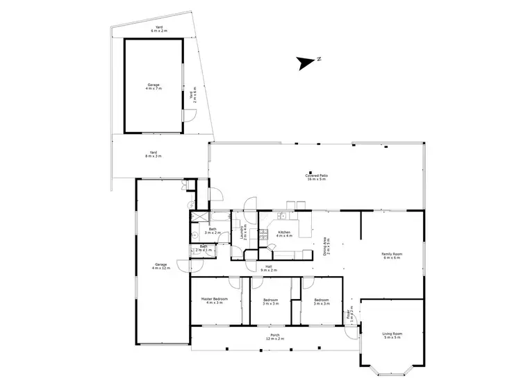 Floorplan of Homely house listing, 47 Mackerel Street, Woodgate QLD 4660