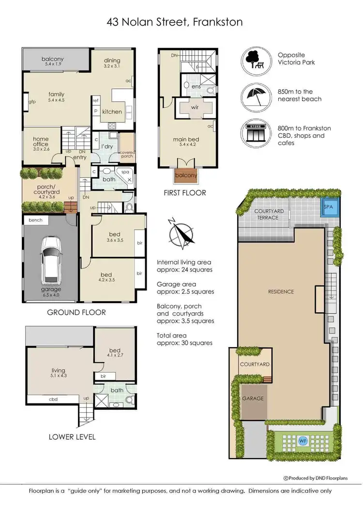 Floorplan of Homely unit listing, 43 Nolan Street, Frankston VIC 3199