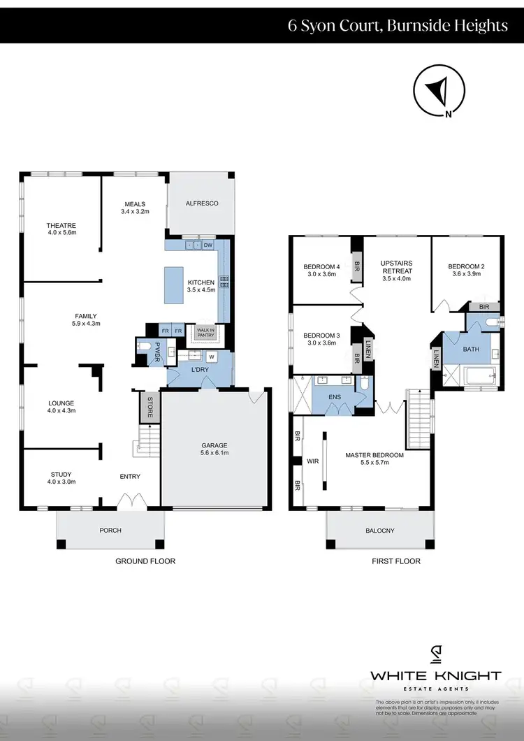 Floorplan of Homely house listing, 6 Syon Court, Burnside Heights VIC 3023