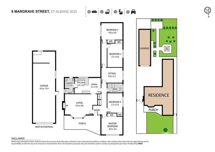 Floorplan of Homely house listing, 9 Margrave Street, St Albans VIC 3021