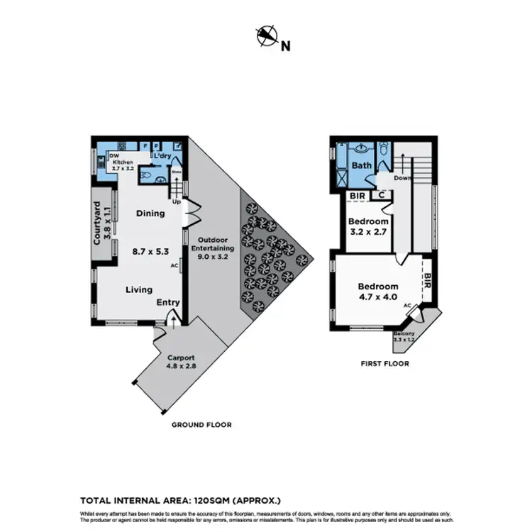 Floorplan of Homely house listing, 39-41 Merino Mews, Kensington VIC 3031