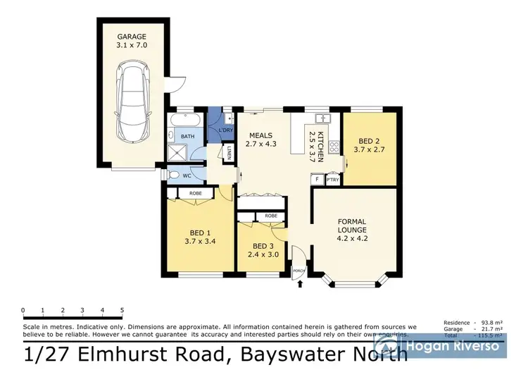 Floorplan of Homely unit listing, 1/27 Elmhurst Road, Bayswater North VIC 3153