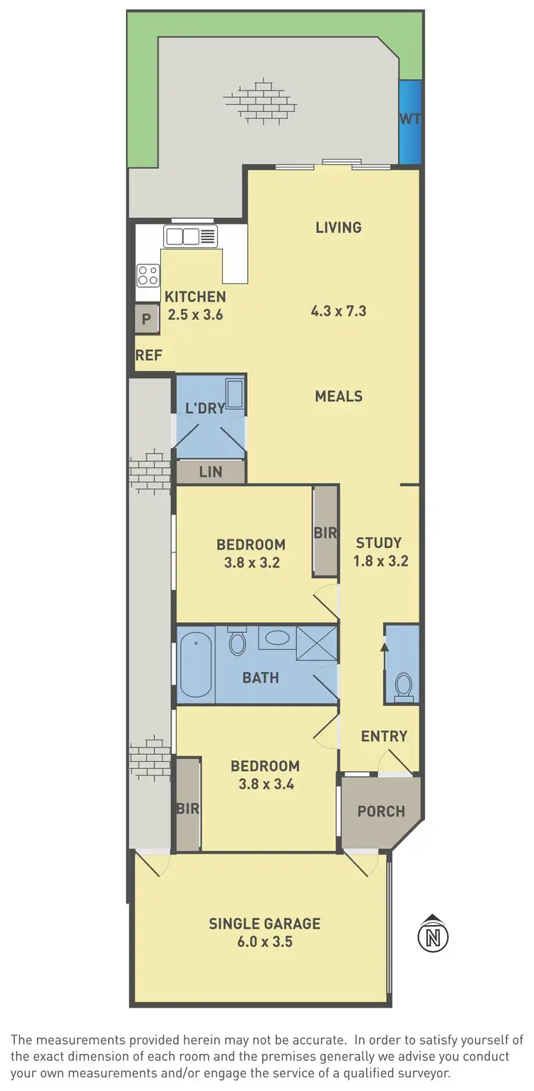 Floorplan of Homely unit listing, 3/8 York Street, Albion VIC 3020