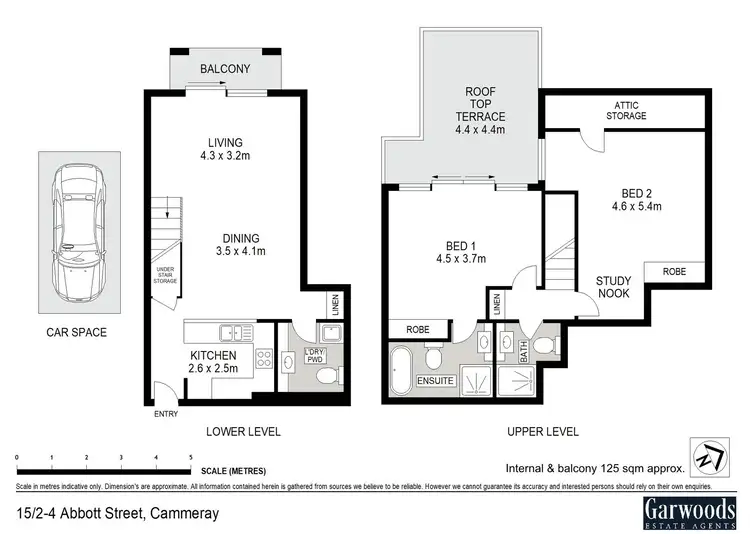 Floorplan of Homely apartment listing, 15/2-4 Abbott Street, Cammeray NSW 2062