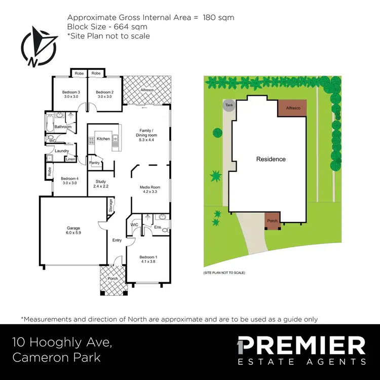 Floorplan of Homely house listing, 10 Hooghly Avenue, Cameron Park NSW 2285