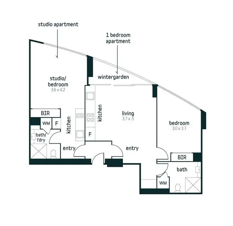 Floorplan of Homely apartment listing, 2109/100 Harbour Esplanade, Docklands VIC 3008