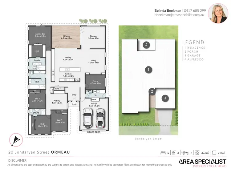 Floorplan of Homely house listing, 20 Jondaryan Street, Ormeau QLD 4208