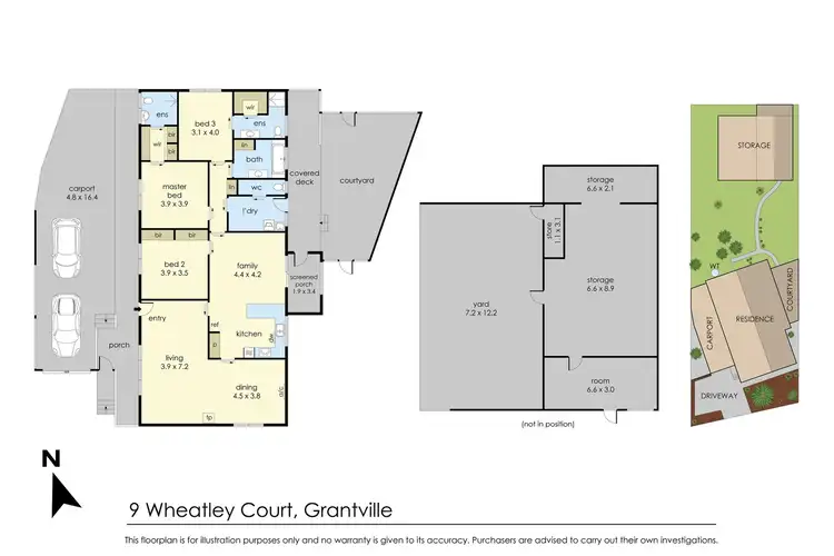 Floorplan of Homely house listing, 9 Wheatley Court, Grantville VIC 3984