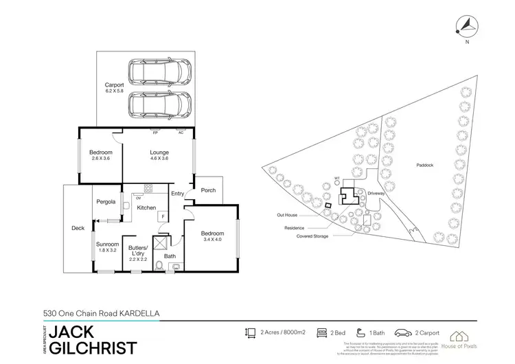 Floorplan of Homely rural property listing, 530 One Chain Road, Kardella VIC 3951