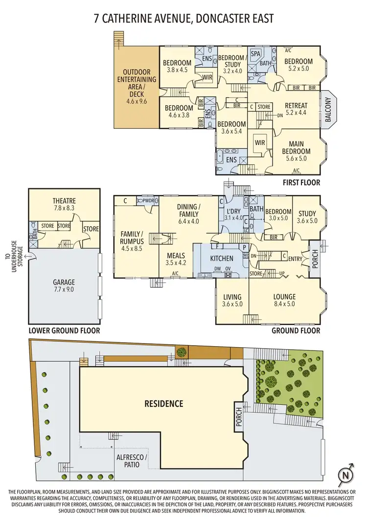 Floorplan of Homely house listing, 7 Catherine Avenue, Doncaster East VIC 3109