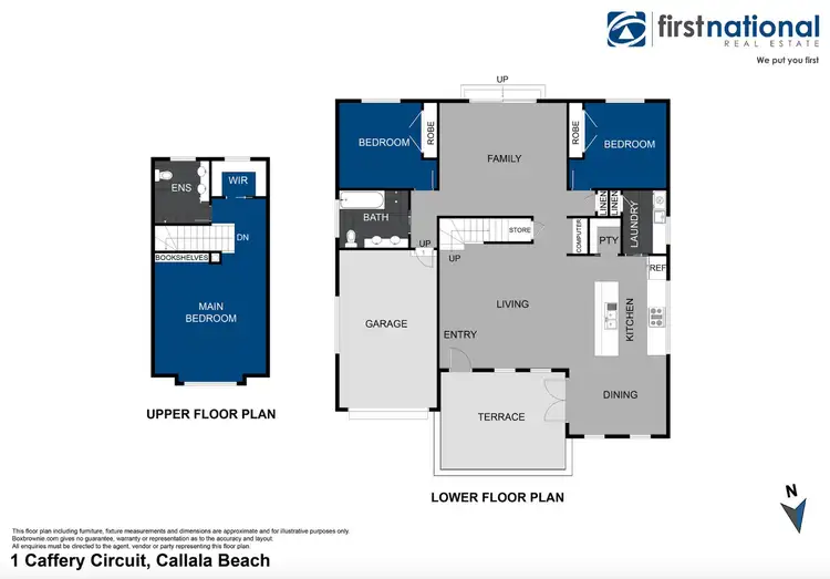 Floorplan of Homely house listing, 1 Caffery Circuit, Callala Beach NSW 2540