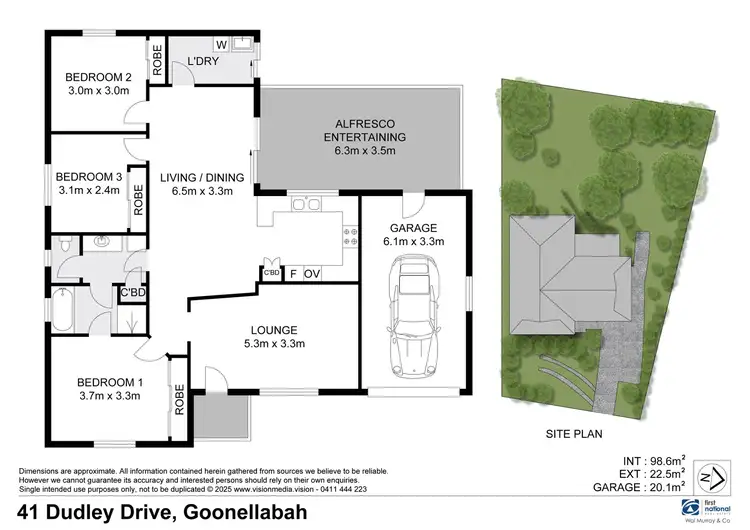 Floorplan of Homely house listing, 41 Dudley Drive, Goonellabah NSW 2480