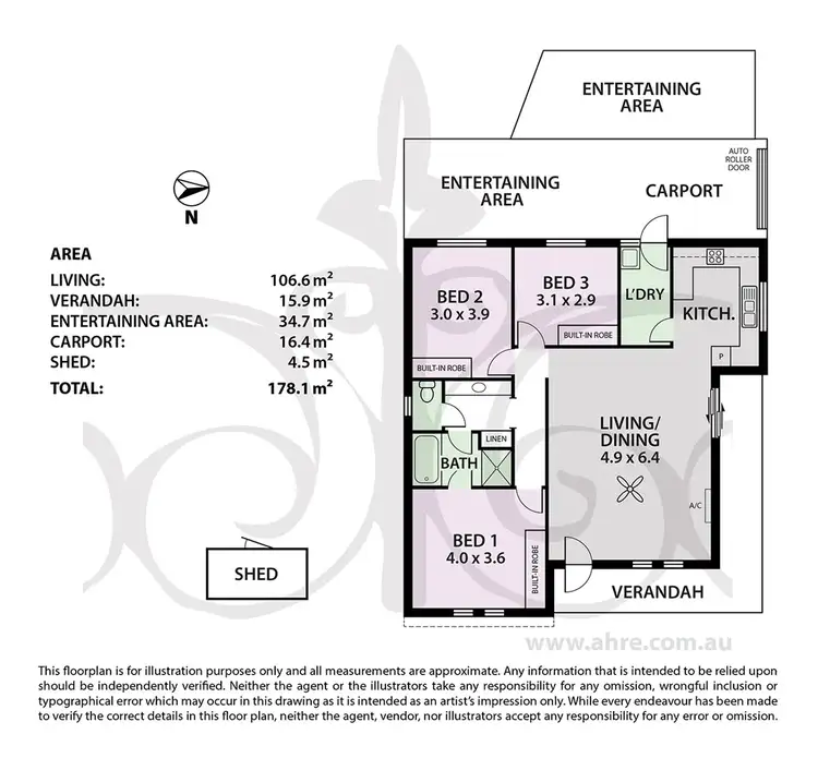 Floorplan of Homely house listing, 1 Pullman Court, Mount Barker SA 5251