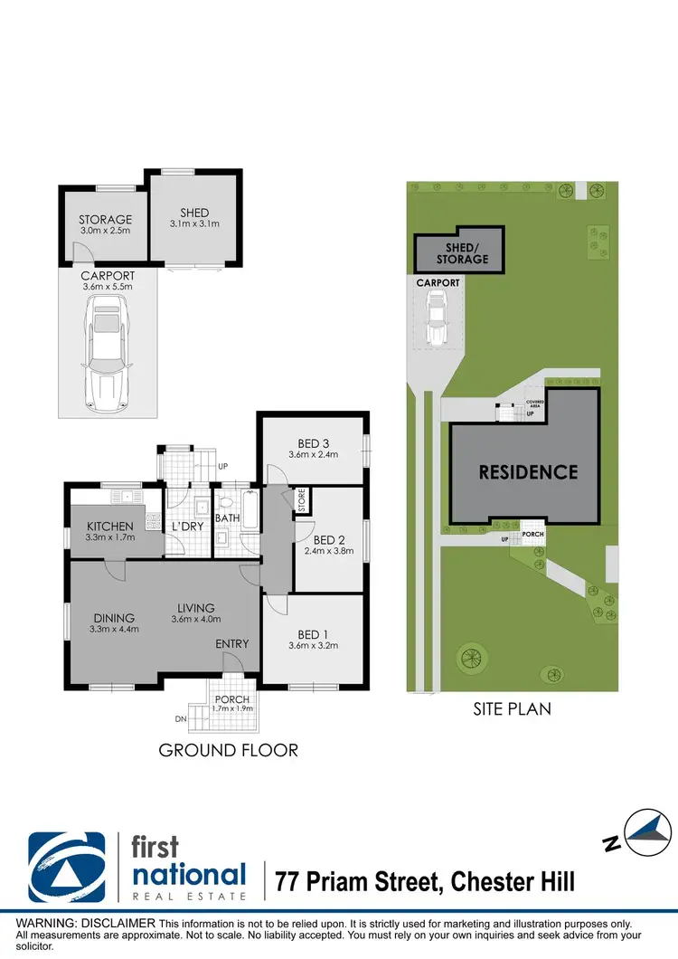 Floorplan of Homely house listing, 77 Priam Street, Chester Hill NSW 2162