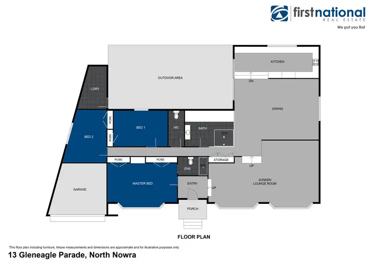 Floorplan of Homely house listing, 13 Gleneagle Parade, North Nowra NSW 2541