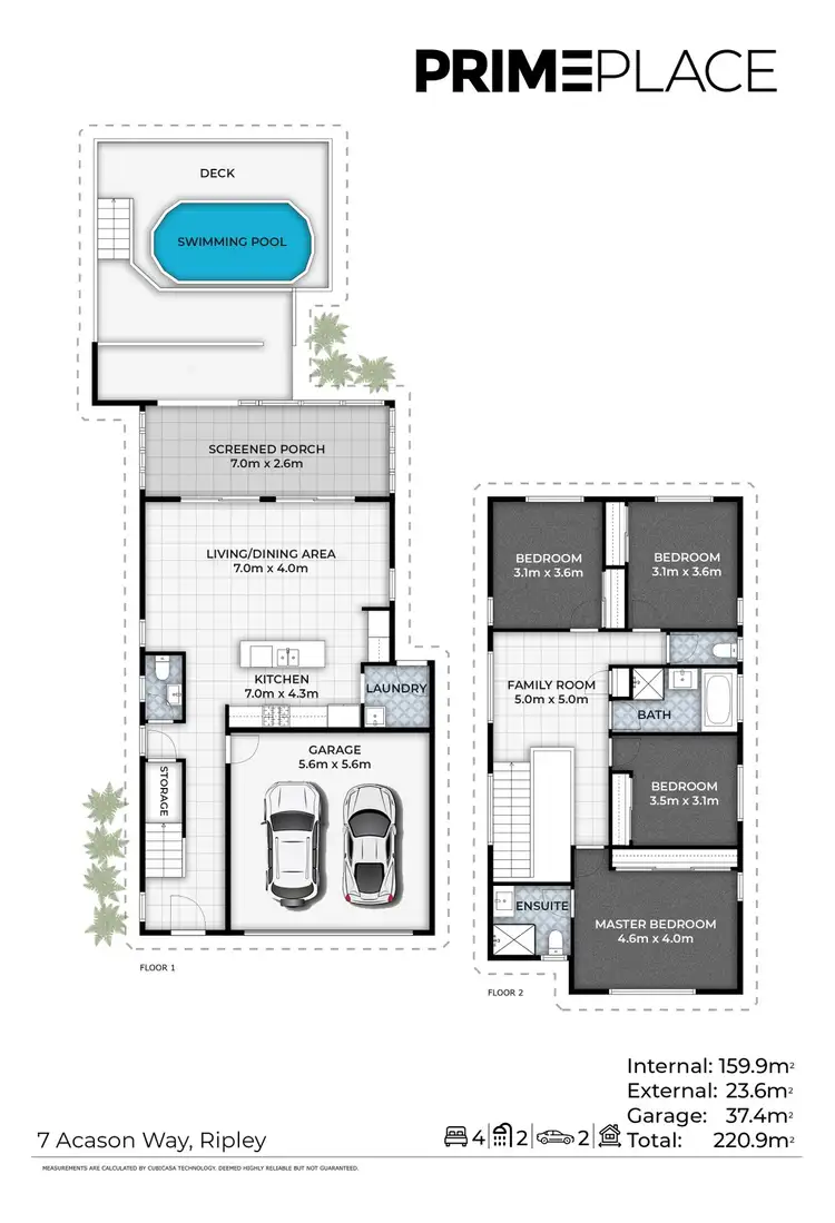 Floorplan of Homely house listing, 7 Acason Way, Ripley QLD 4306