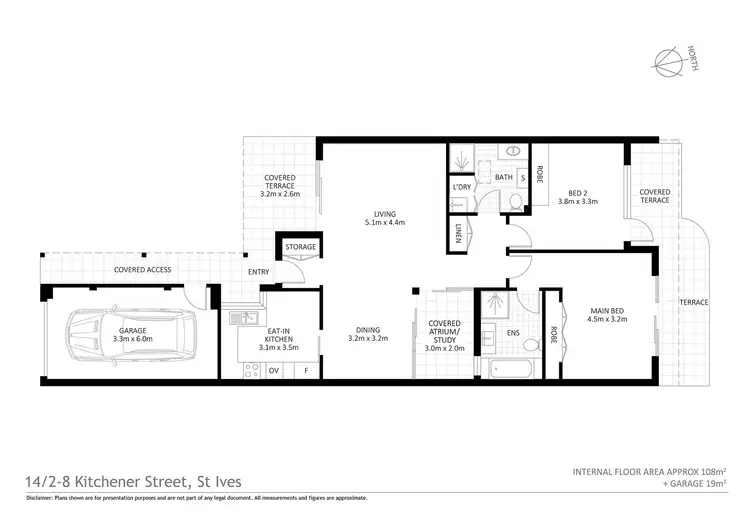 Floorplan of Homely unit listing, 14/2-8 Kitchener Street St Ives, St Ives NSW 2075