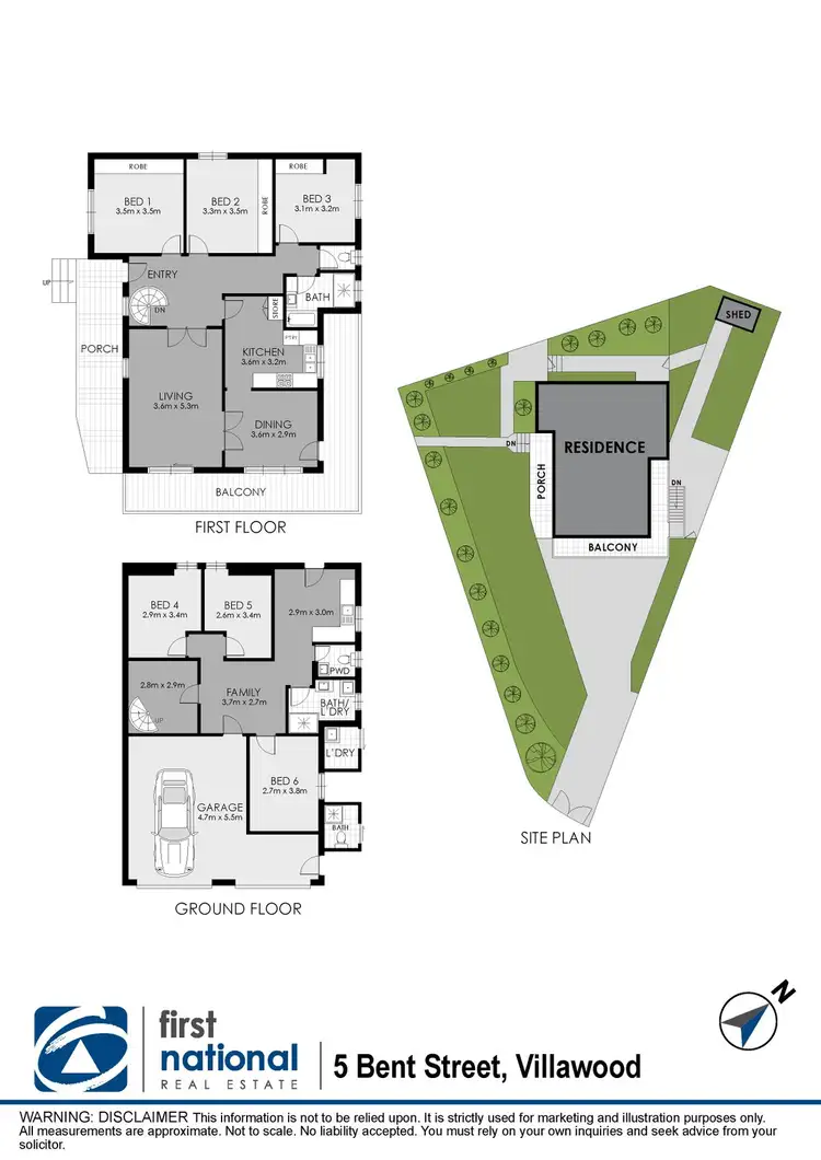 Floorplan of Homely house listing, 5 Bent st, Villawood NSW 2163