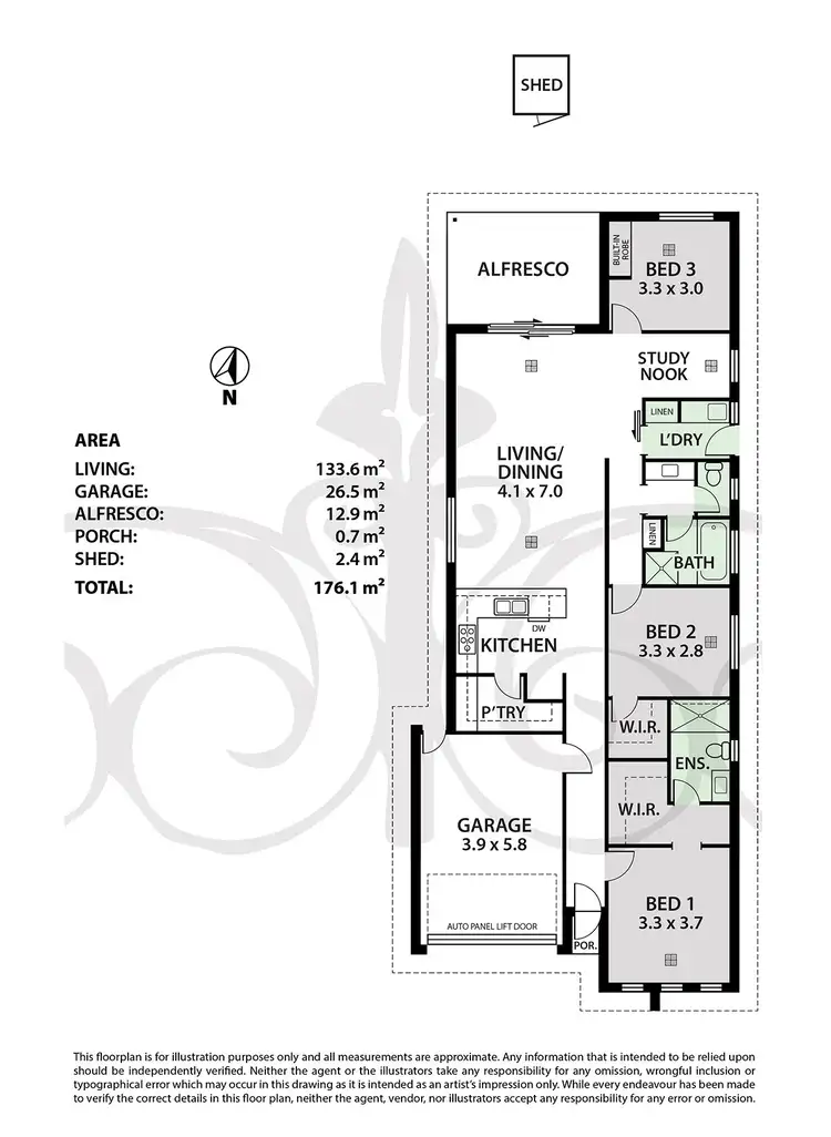 Floorplan of Homely house listing, 7 Kingsbridge Avenue, Mount Barker SA 5251