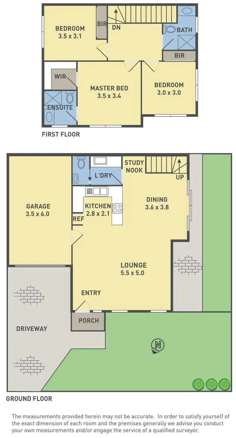 Floorplan of Homely townhouse listing, 1/75 Glengala Road, Sunshine West VIC 3020