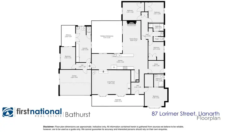 Floorplan of Homely house listing, 87 Lorimer Street, Bathurst NSW 2795