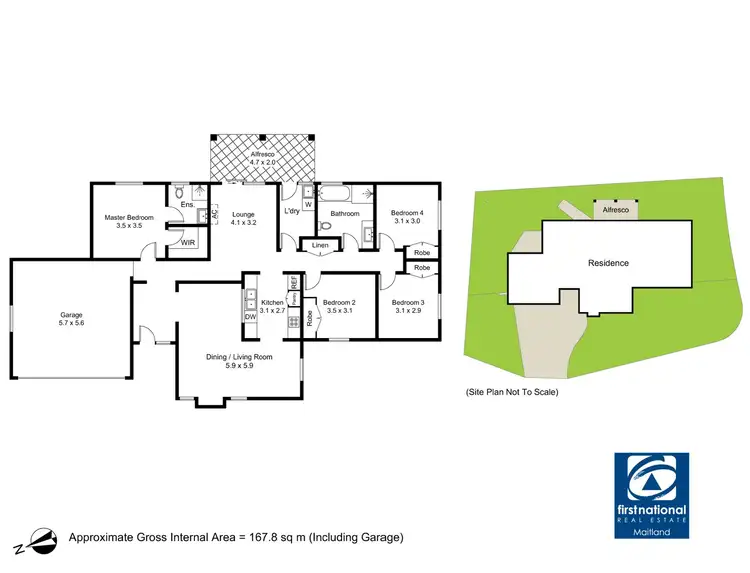 Floorplan of Homely house listing, 8 Ruby Road, Rutherford NSW 2320