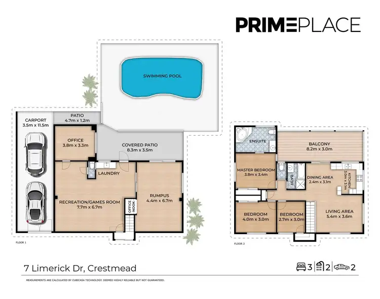 Floorplan of Homely house listing, 7 Limerick Drive, Crestmead QLD 4132