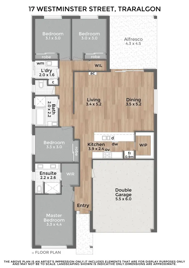 Floorplan of Homely house listing, 17 Westminster Street, Traralgon VIC 3844