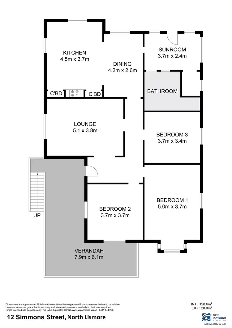 Floorplan of Homely house listing, 12 Simmons Street, North Lismore NSW 2480
