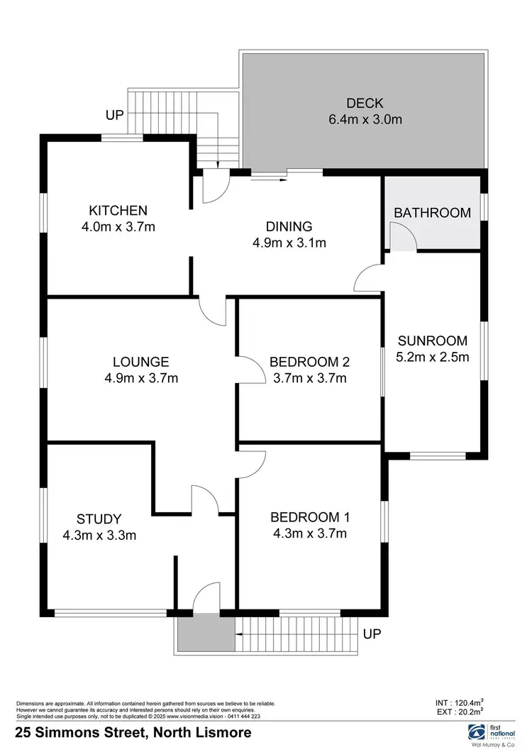 Floorplan of Homely house listing, 25 Simmons Street, North Lismore NSW 2480