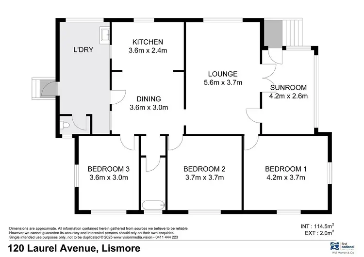 Floorplan of Homely house listing, 120 Laurel Avenue, Lismore NSW 2480
