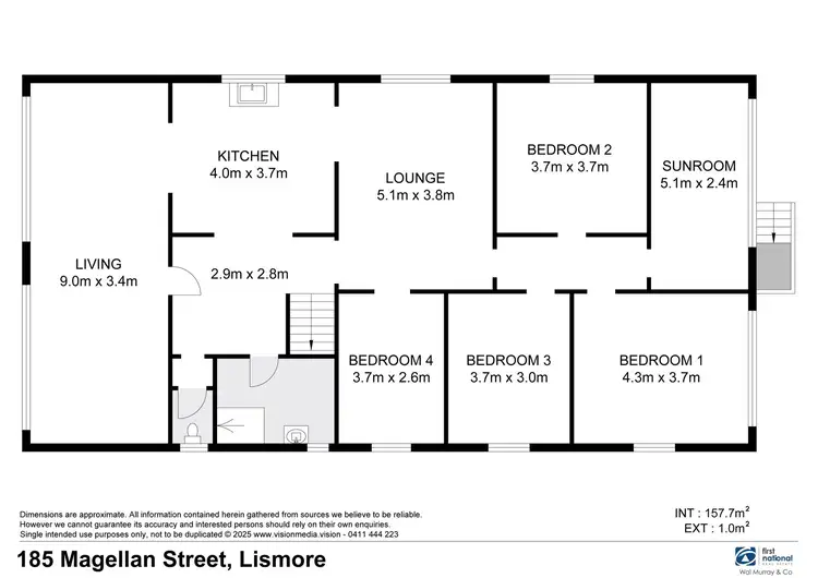 Floorplan of Homely house listing, 185 Magellan Street, Lismore NSW 2480