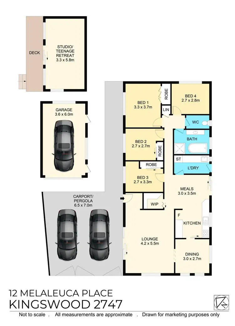 Floorplan of Homely house listing, 12 Melaleuca Place, Kingswood NSW 2747